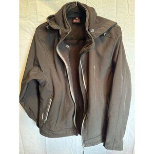 Little Donkey Andy Black Zip Up Hooded Jacket XL